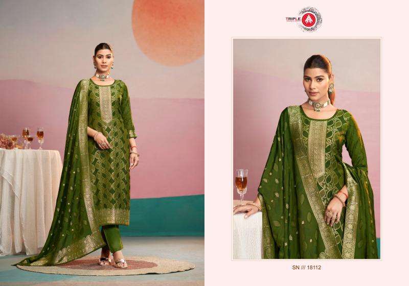 Triple a hanshika vol 2 Best dress material shop in Delhi