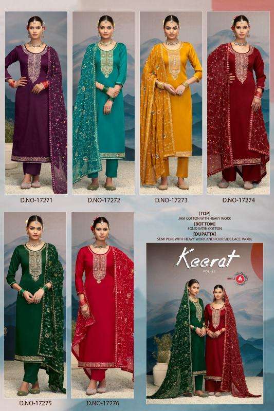 Triple a keerat vol 10 Hydrabad dress materials market