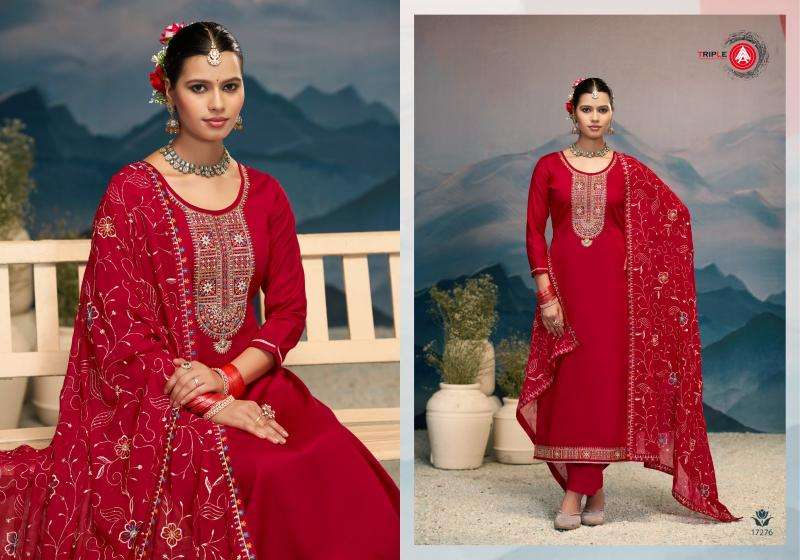 Triple a keerat vol 10 Hydrabad dress materials market