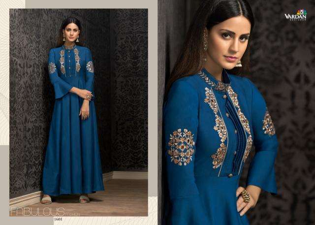 Vardan designer navya vol 16 indian traditional kurti Gown