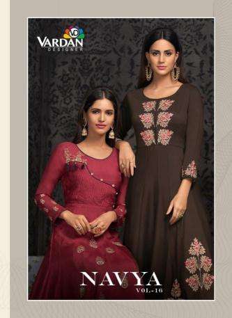 Vardan designer navya vol 16 indian traditional kurti Gown