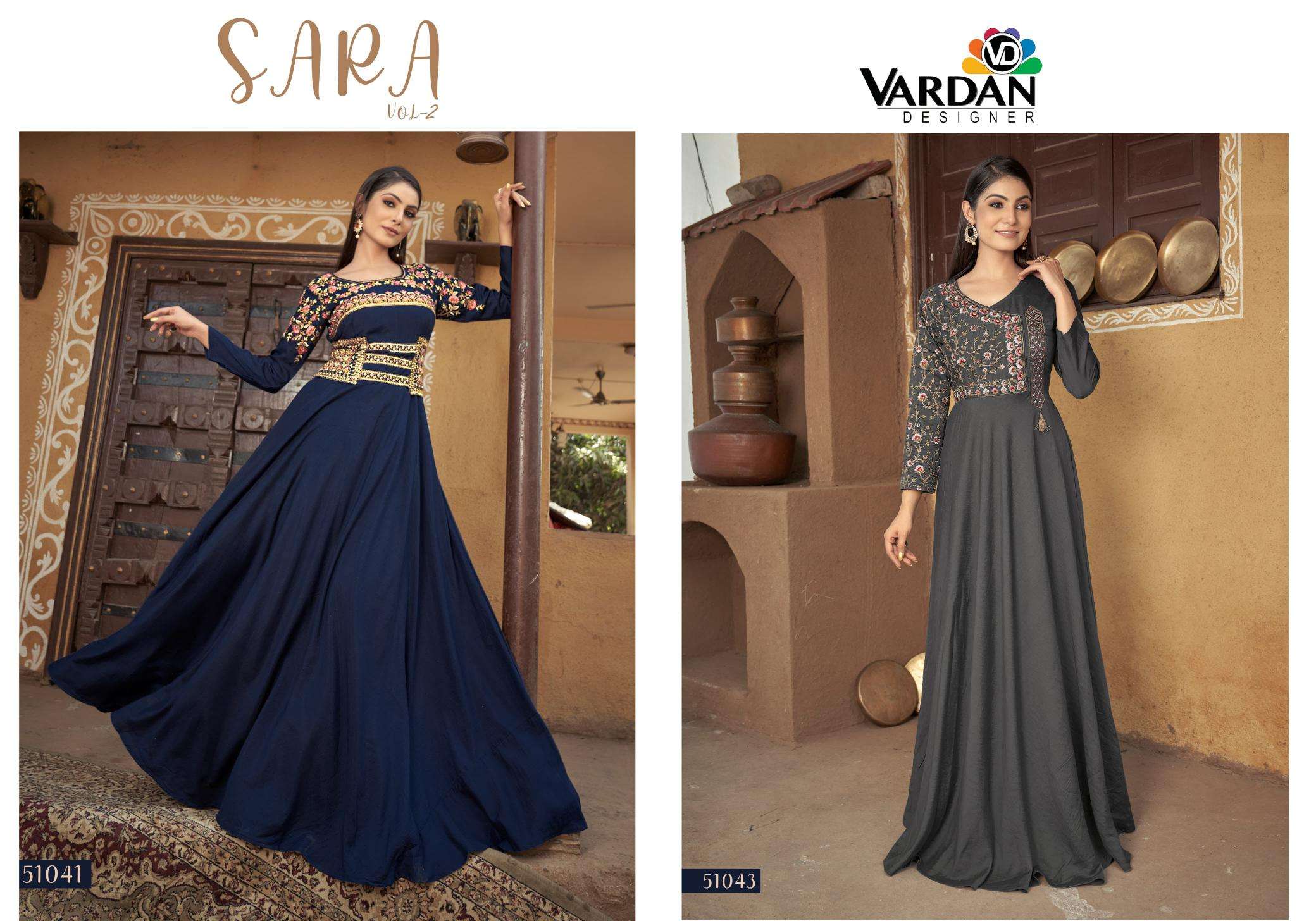 Vardan designer sara vol 2 Wholesale Kurtis for boutique