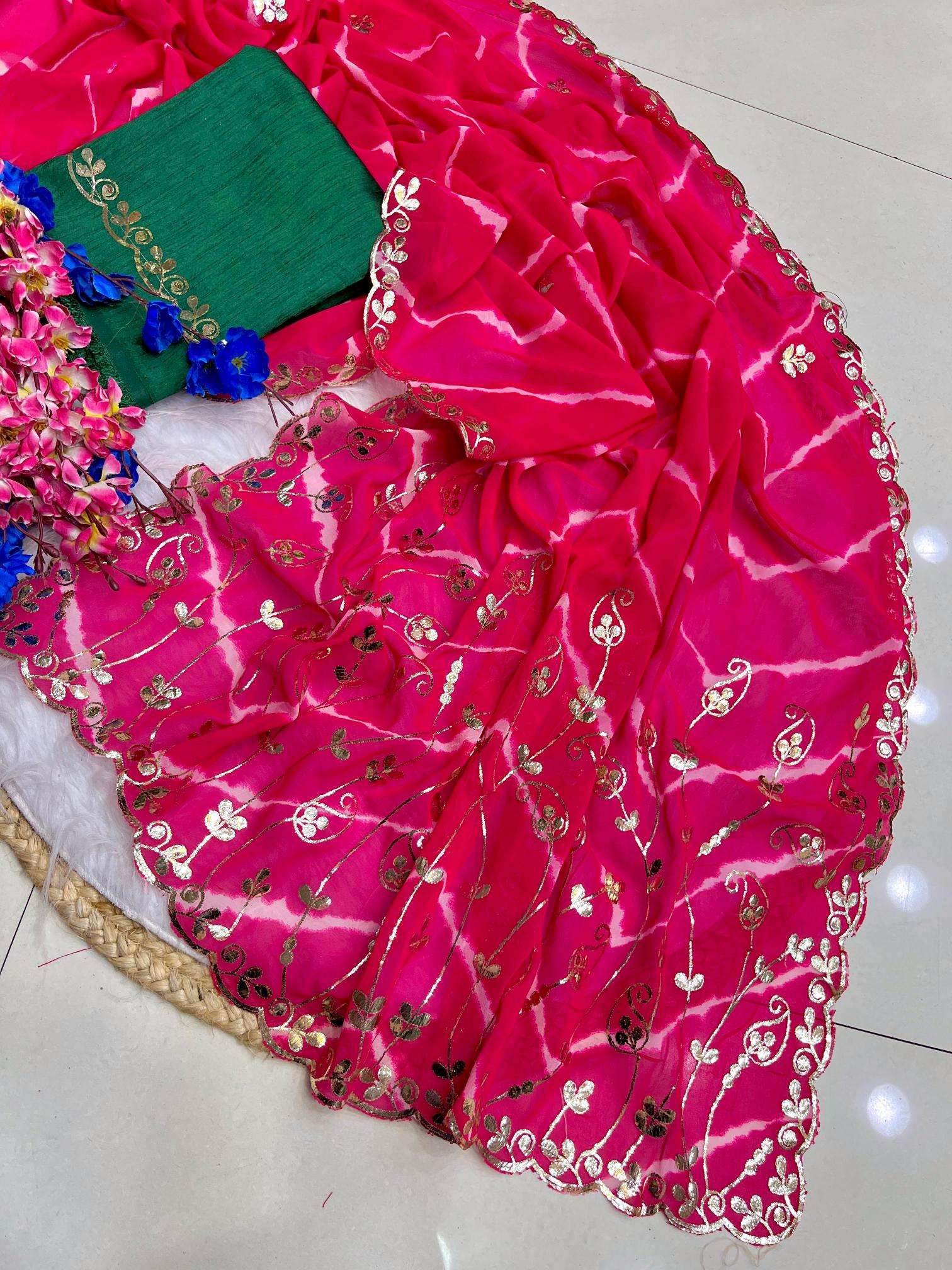 Vinayak sawan special soft lehriya Surat wholesale saree market