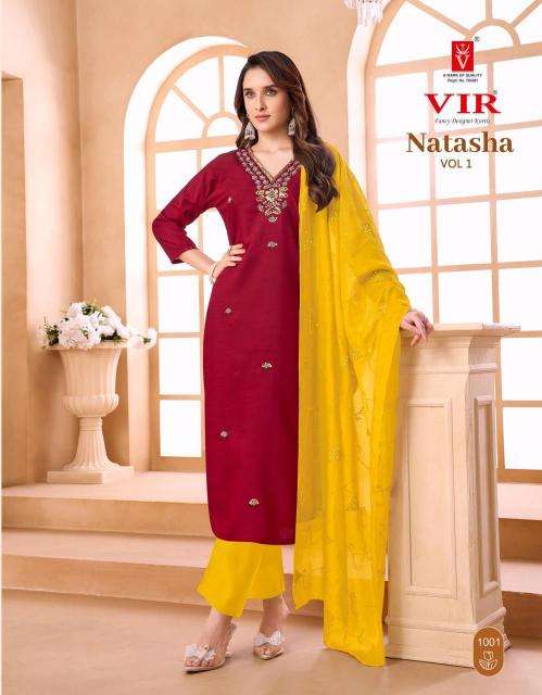Vir natasha vol 1 Kurti manufacturers and wholesalers in Mumbai