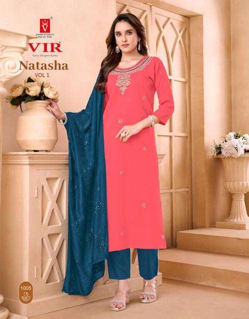 Vir natasha vol 1 Kurti manufacturers and wholesalers in Mumbai
