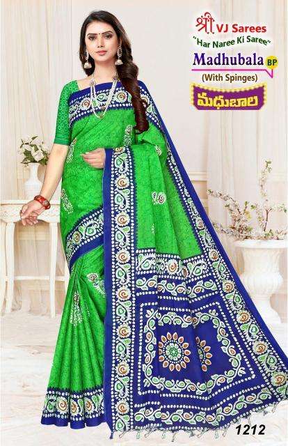 VJ madhubala vol-01 cotton printed Surat wholesale saree market