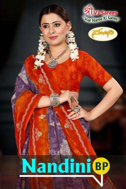 VJ nandini vol-01 cotton printed Surat designer saree wholesale