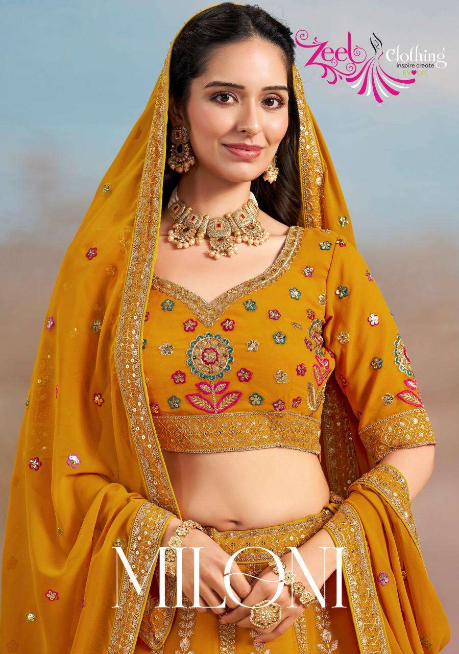 Zeel Clothing MILONI georgette Lehenga choli manufacturer in India