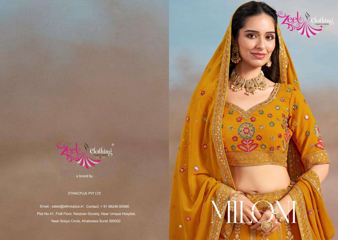 Zeel Clothing MILONI georgette Lehenga choli manufacturer in India
