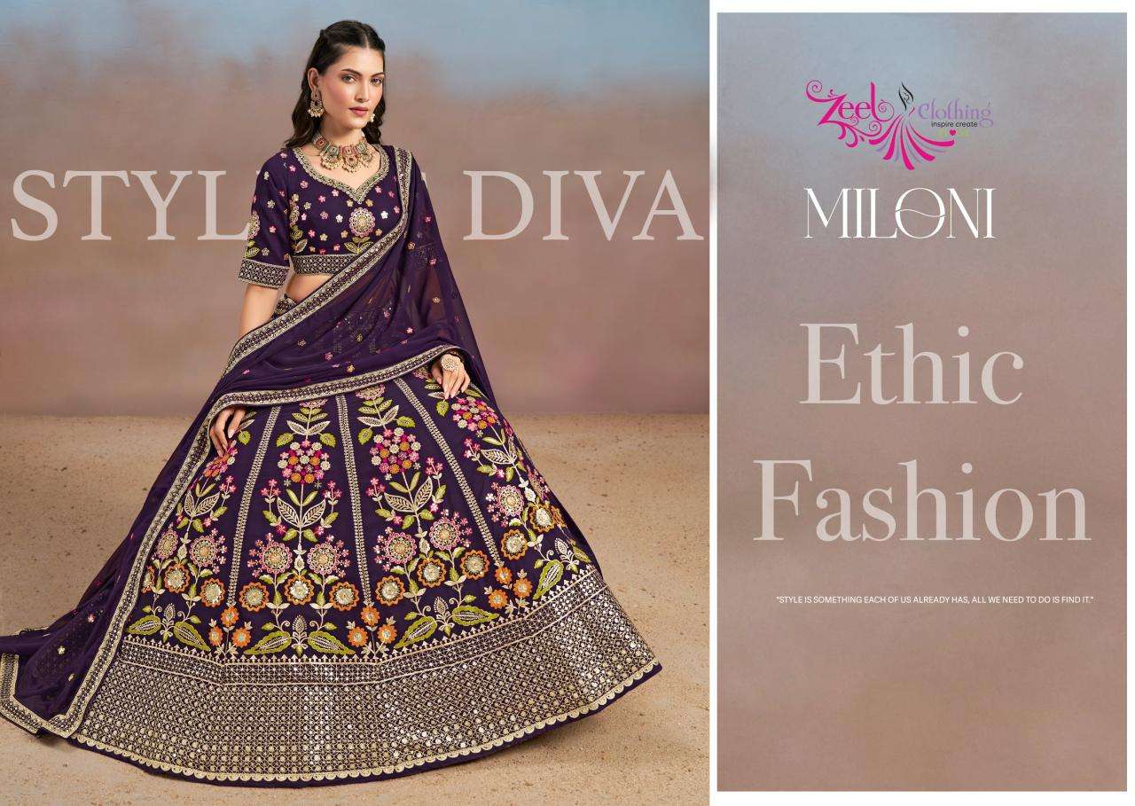 Zeel Clothing MILONI georgette Lehenga choli manufacturer in India