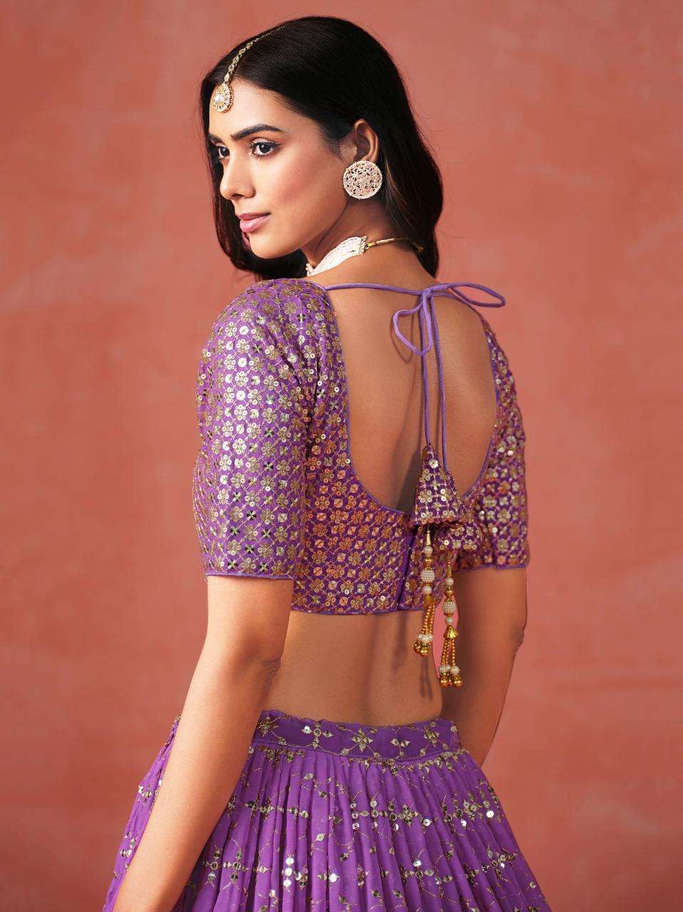 Zeel Clothing purple  Bridal lehenga in Kolkata