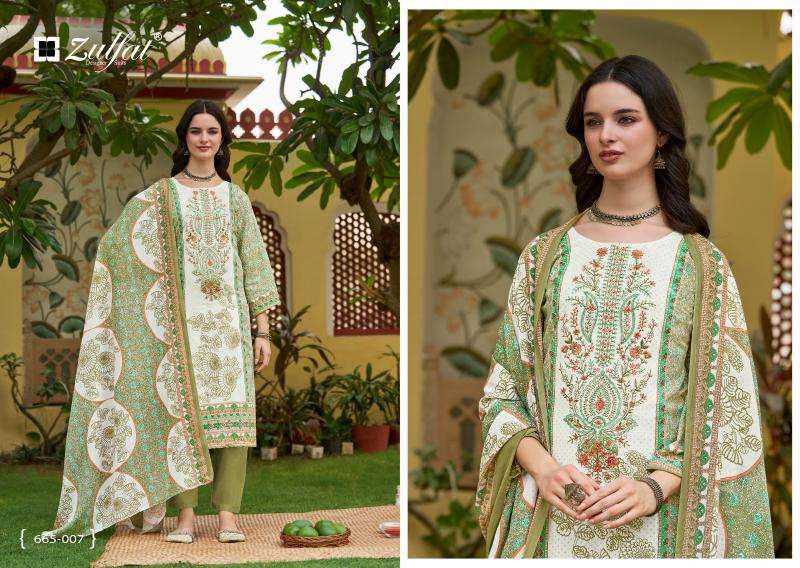 Zulfat designer suits venisha vol 2 Designer dress materials wholesale