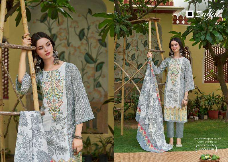Zulfat designer suits venisha vol 2 Designer dress materials wholesale