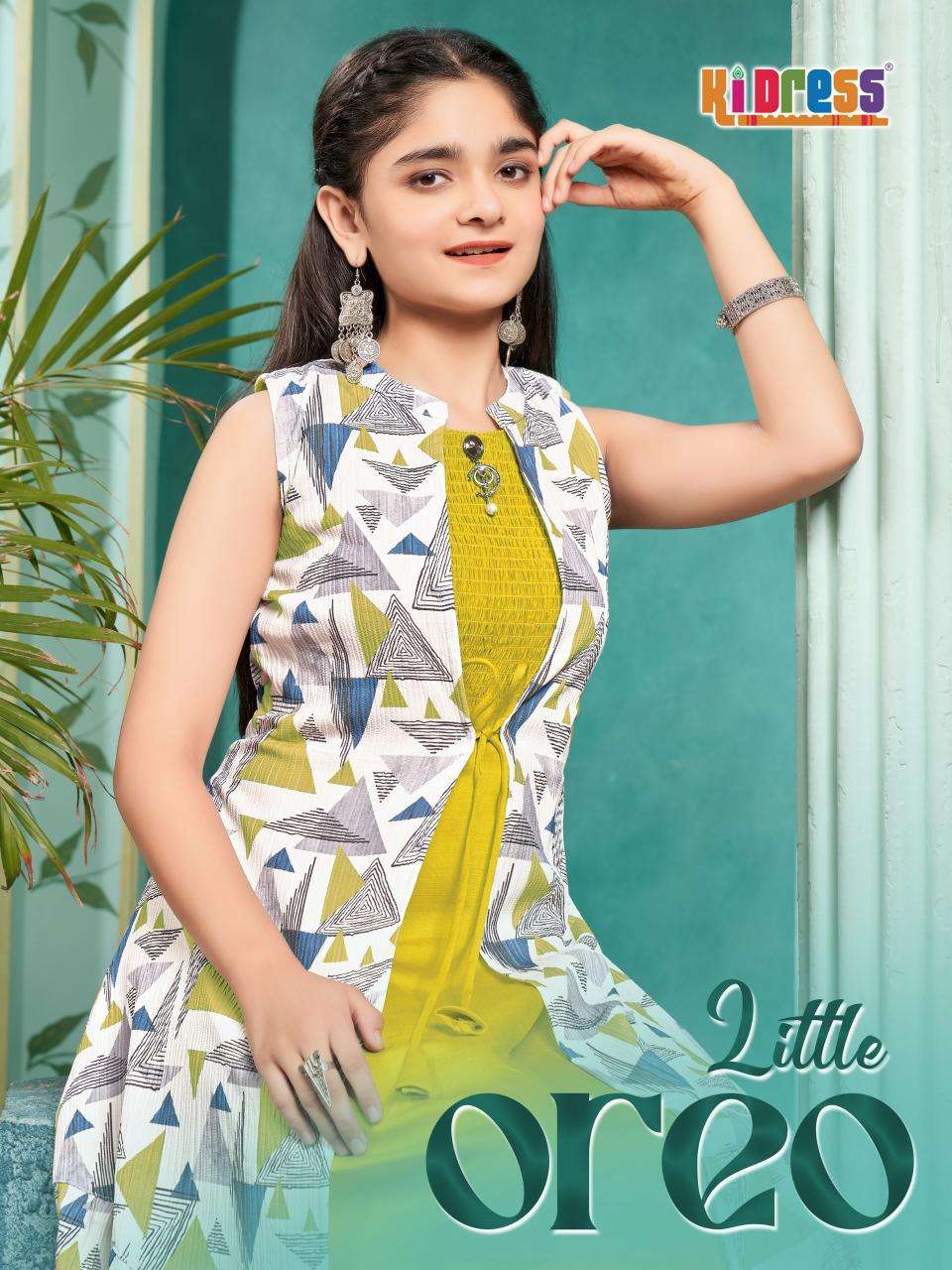 Aanchi little oreo indian kurti design