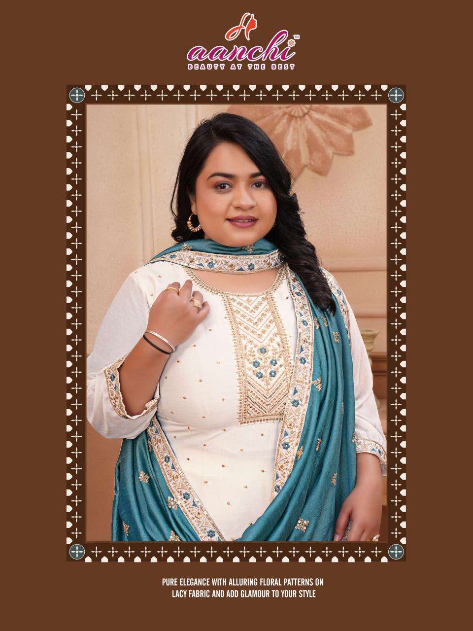 Aanchi plus crystal 2.0 kurtis indian dress