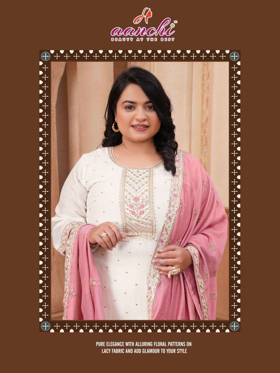 Aanchi plus crystal 2.0 kurtis indian dress