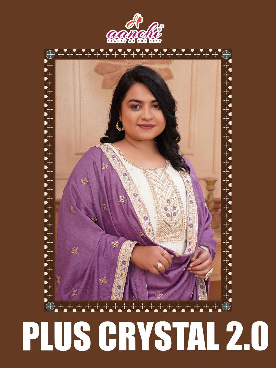 Aanchi plus crystal 2.0 kurtis indian dress