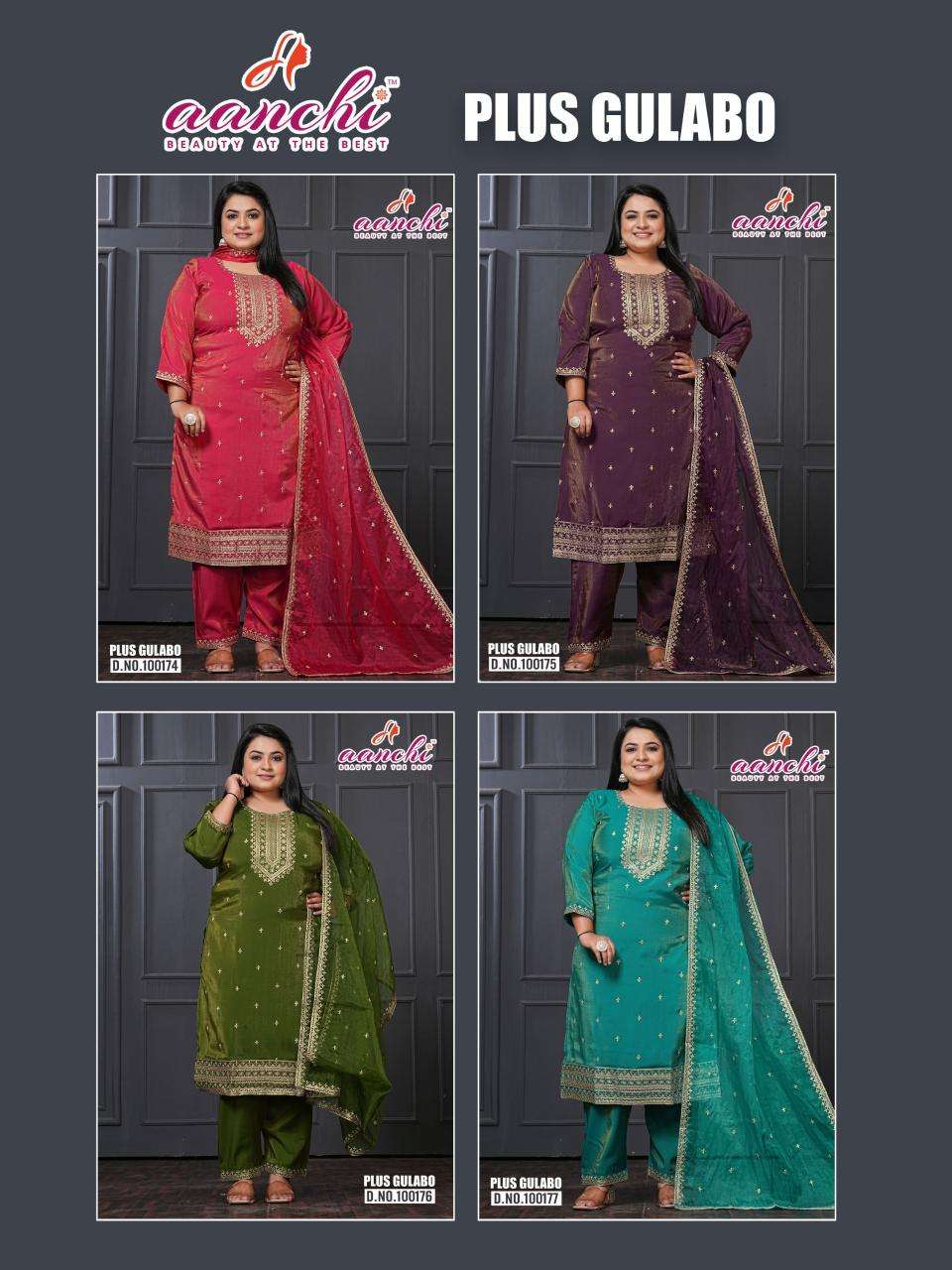 Aanchi plus gulabo indian hand embroidery designs for kurtis