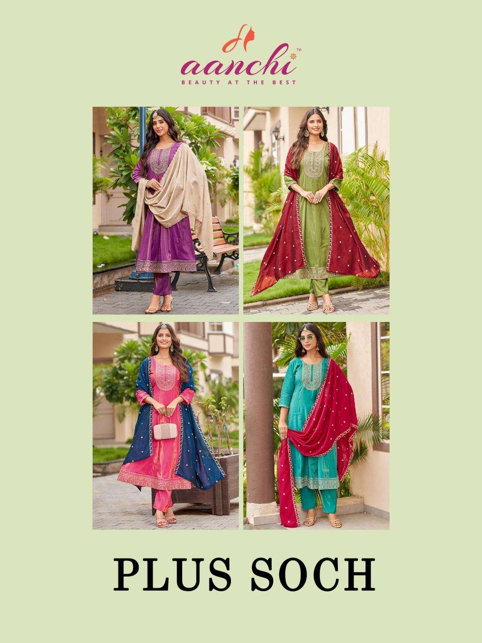Aanchi plus soch south indian style kurtis
