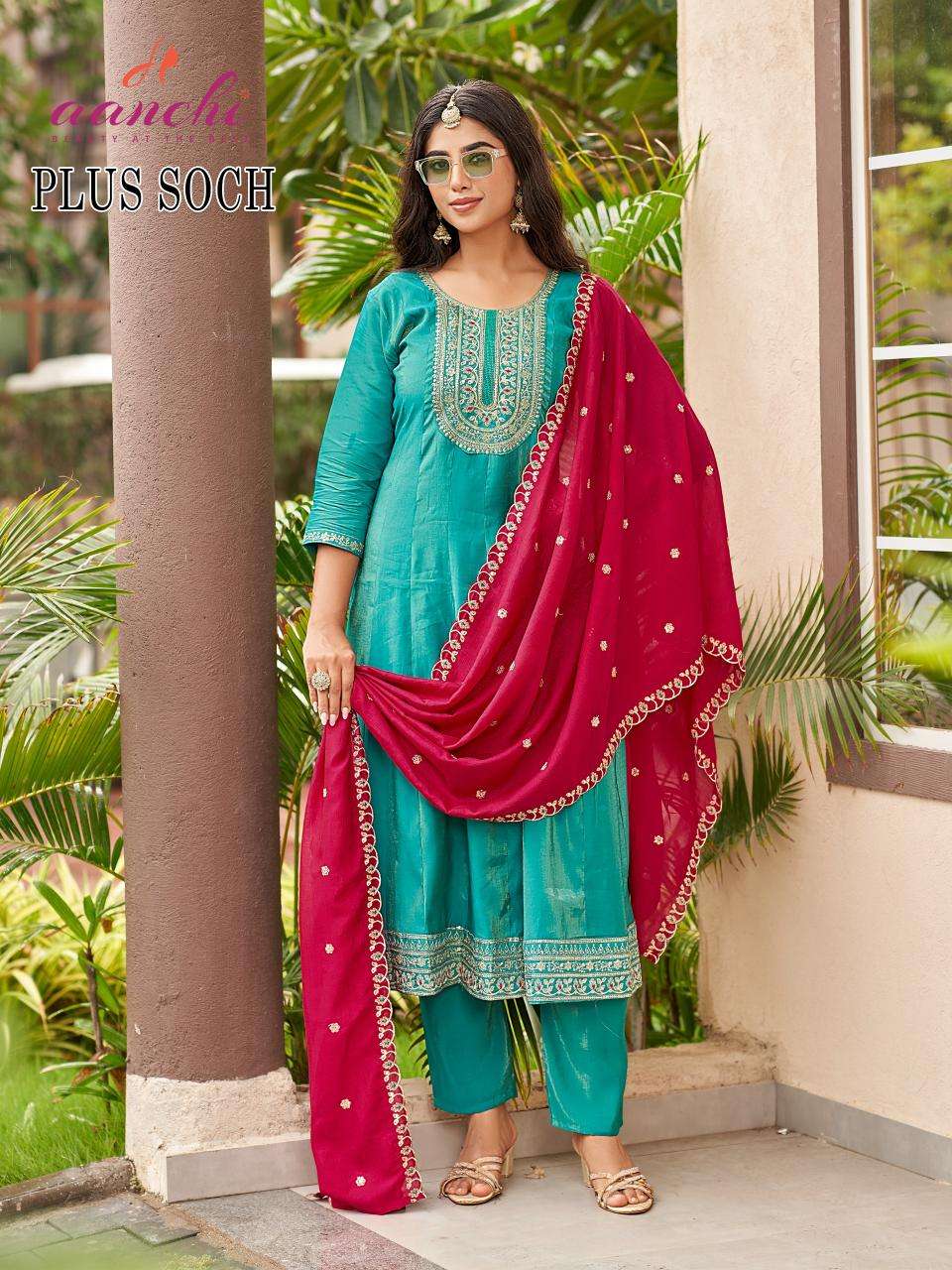 Aanchi plus soch south indian style kurtis