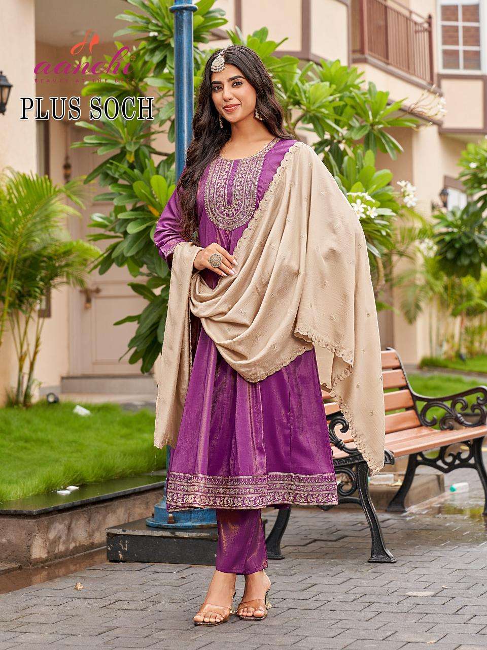 Aanchi plus soch south indian style kurtis