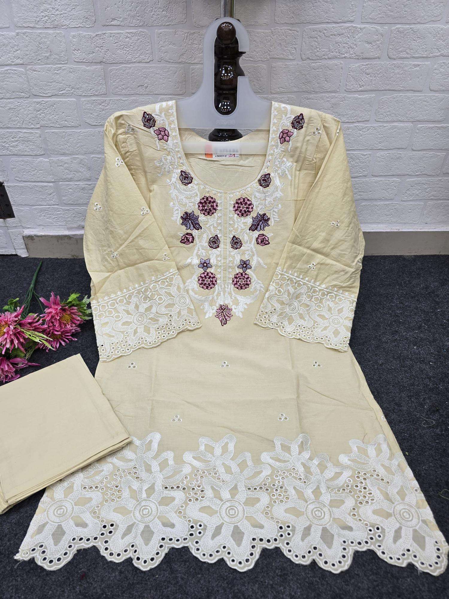 Afsana raheza lakhnavi style co ord set Kurti exporters in Ahmedabad