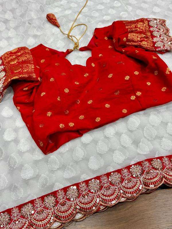 Akshara durga pooja soft georgette Hyderabadi saree market