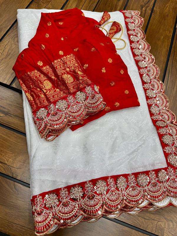 Akshara durga pooja soft georgette Hyderabadi saree market