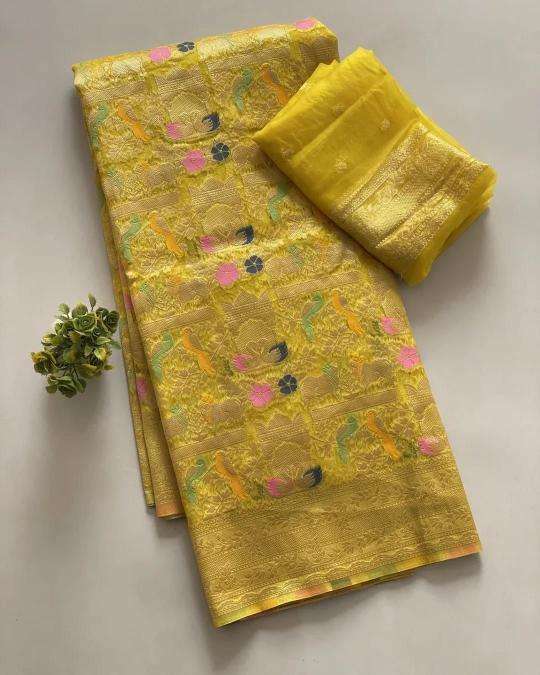 Akshara kora organza silk Saree exporters in Hyderabad