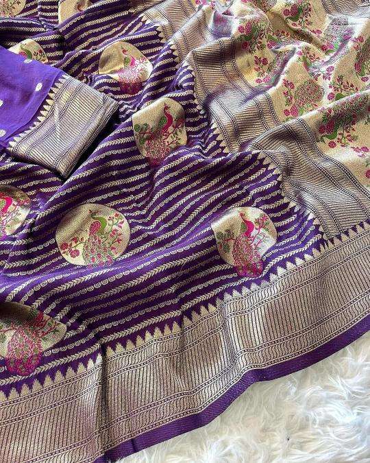Akshara pure khadi crepe silk Indian Sarees wholesale prices