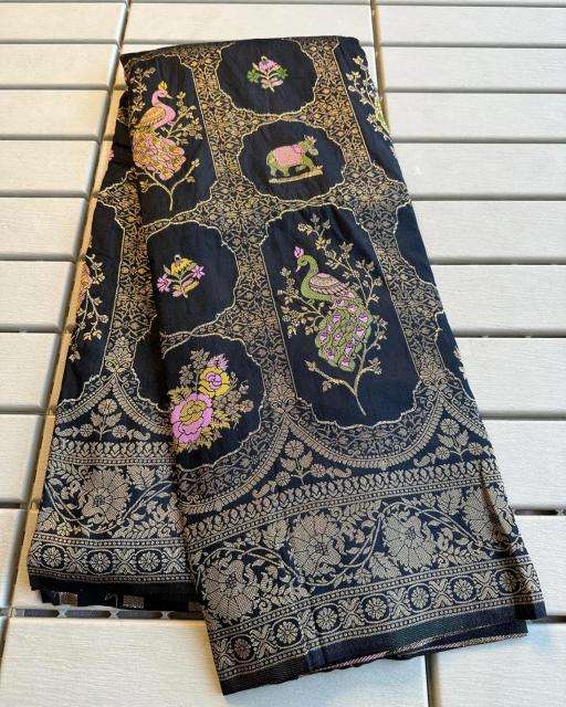Akshara Pure soft banarasi Saree manufacturers in Surat