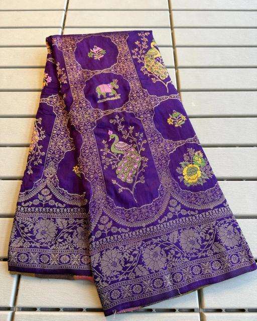 Akshara Pure soft banarasi Saree manufacturers in Surat