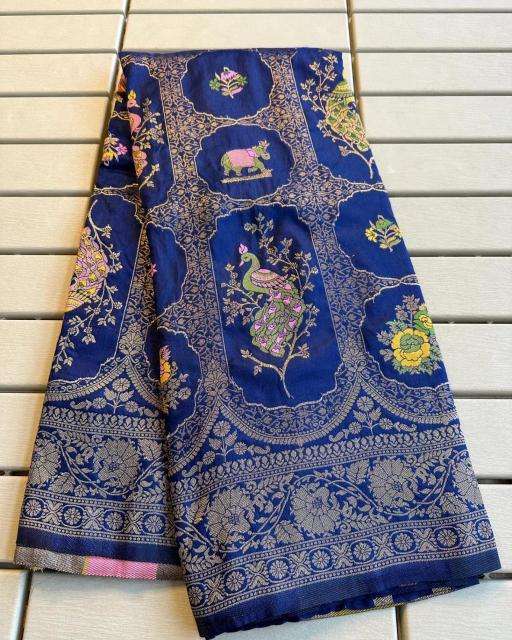 Akshara Pure soft banarasi Saree manufacturers in Surat