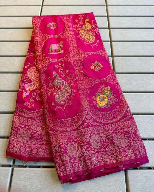 Akshara Pure soft banarasi Saree manufacturers in Surat