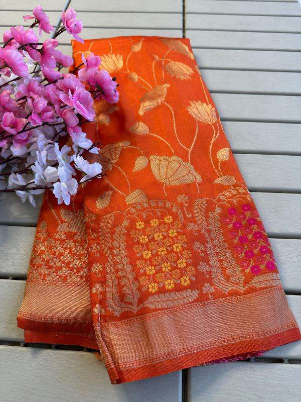 Akshara pure soft russian silk Wholesale saree market in Mumbai