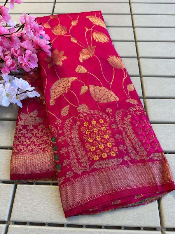 Akshara pure soft russian silk Wholesale saree market in Mumbai