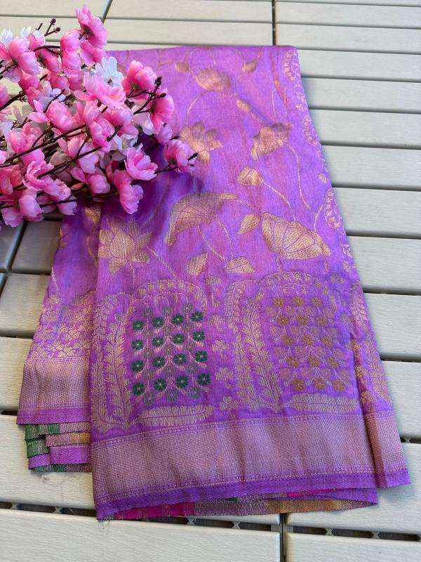 Akshara pure soft russian silk Wholesale saree market in Mumbai