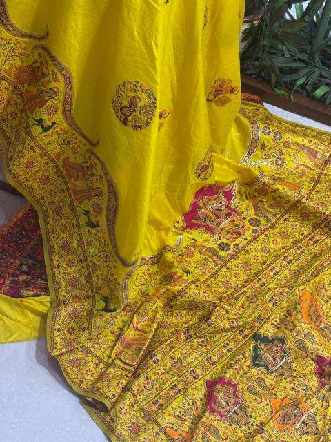 Akshara soft rajwadi pashmina silk Sarees manufacturers in Ahmedabad