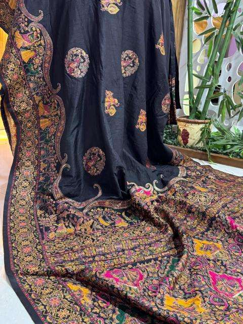 Akshara soft rajwadi pashmina silk Sarees manufacturers in Ahmedabad