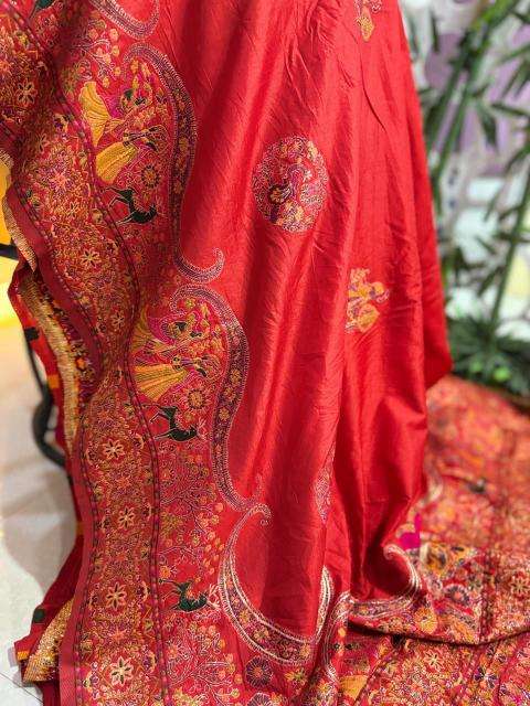 Akshara soft rajwadi pashmina silk Sarees manufacturers in Ahmedabad