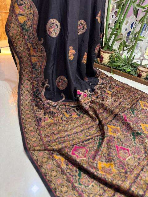 Akshara soft rajwadi pashmina silk Sarees manufacturers in Ahmedabad