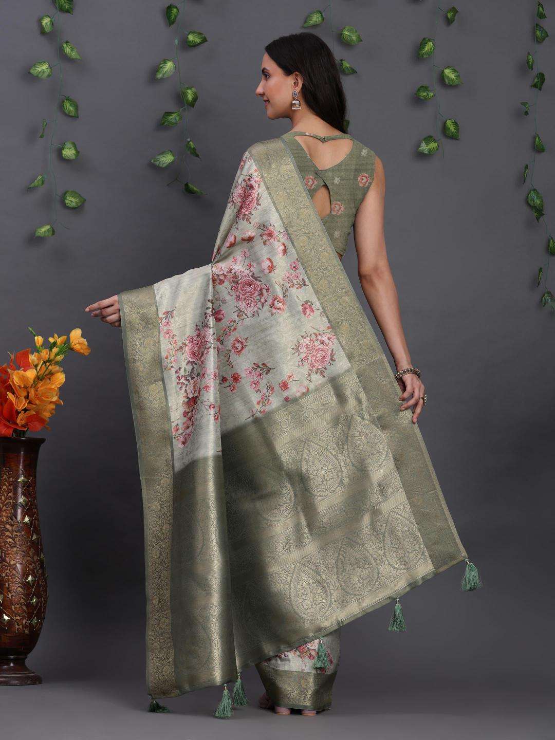 Akshara softy banasari south silk Saree wholesalers in Ahmedabad