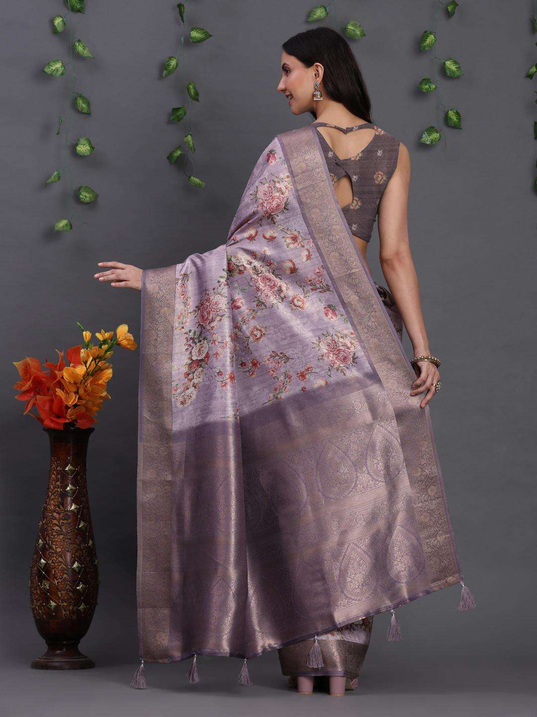 Akshara softy banasari south silk Saree wholesalers in Ahmedabad
