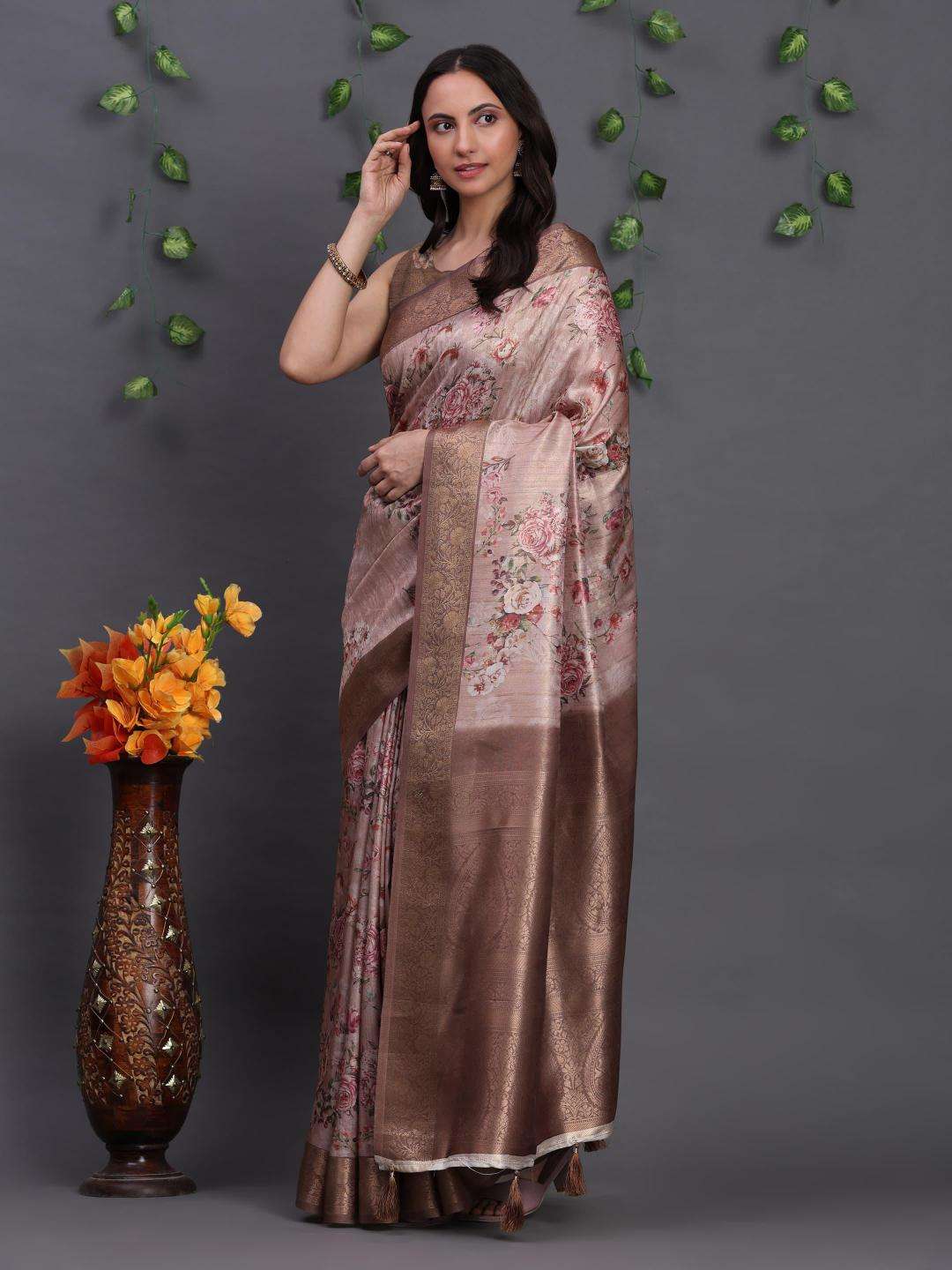 Akshara softy banasari south silk Saree wholesalers in Ahmedabad