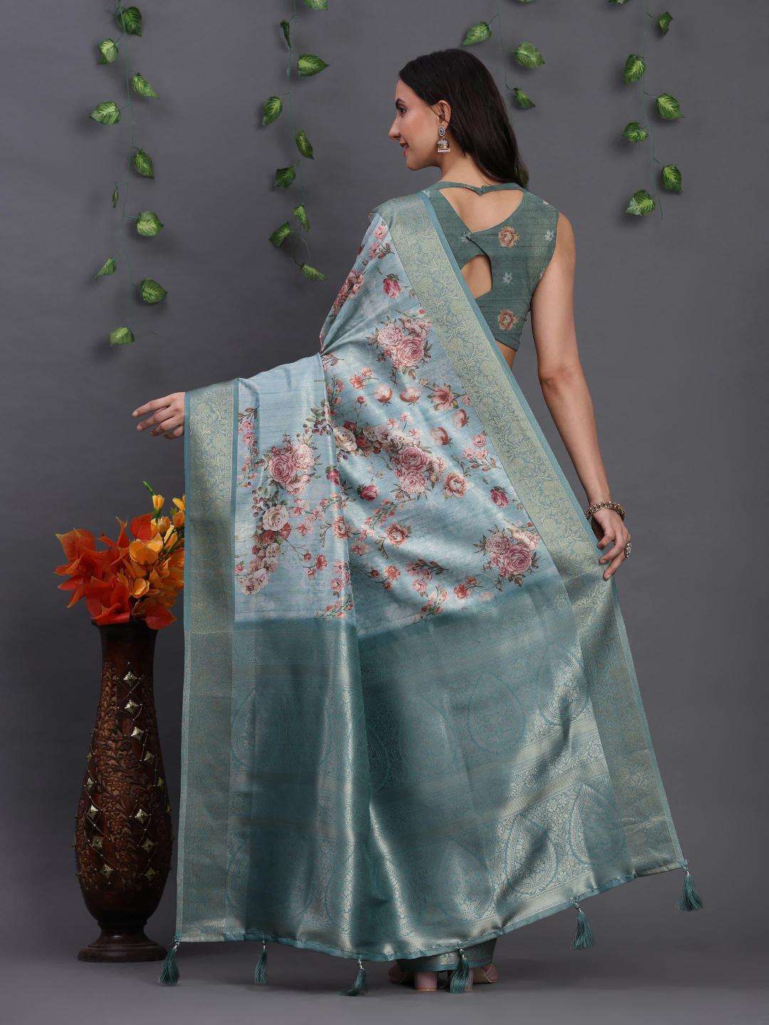 Akshara softy banasari south silk Saree wholesalers in Ahmedabad