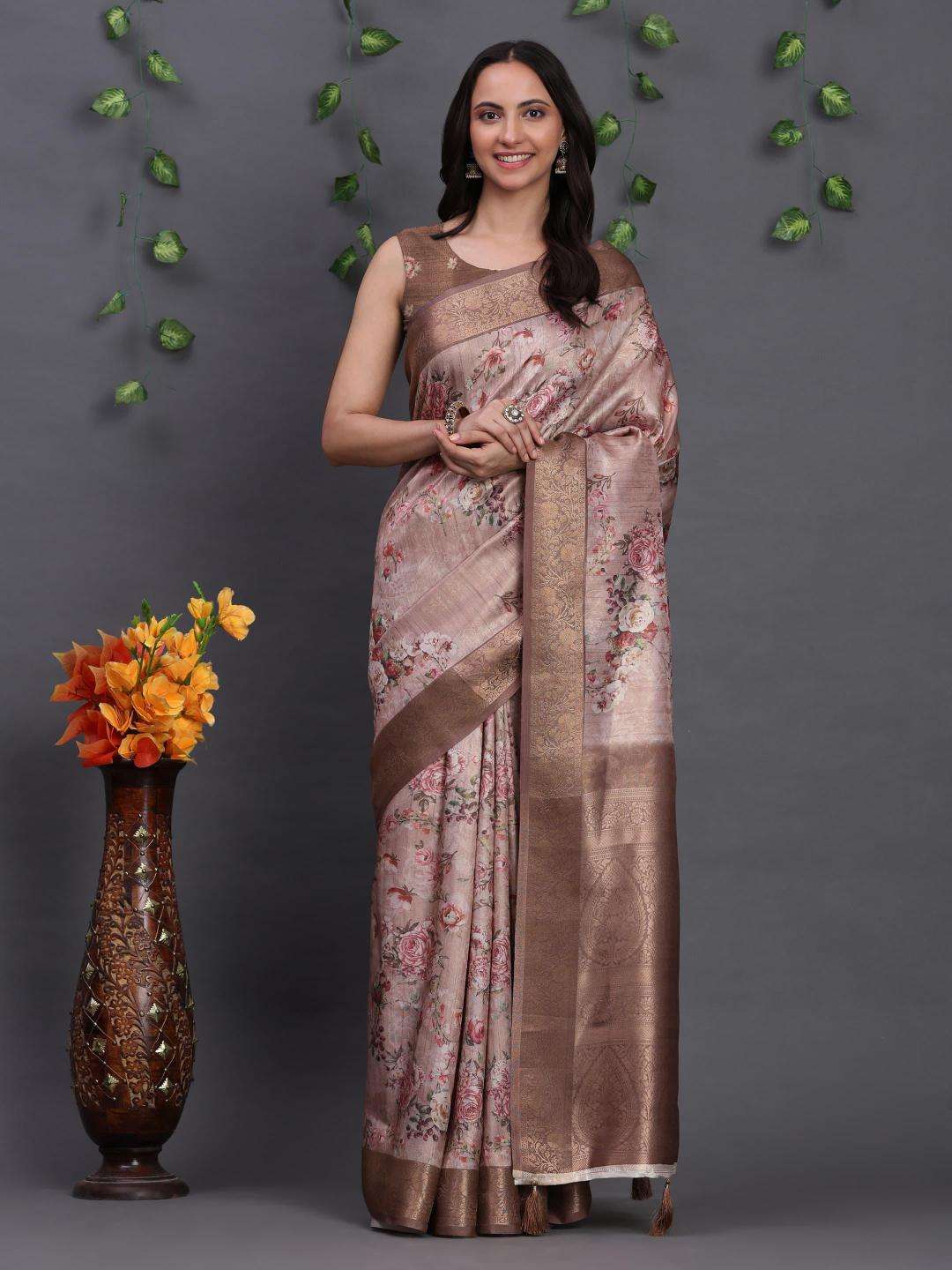 Akshara softy banasari south silk Saree wholesalers in Ahmedabad