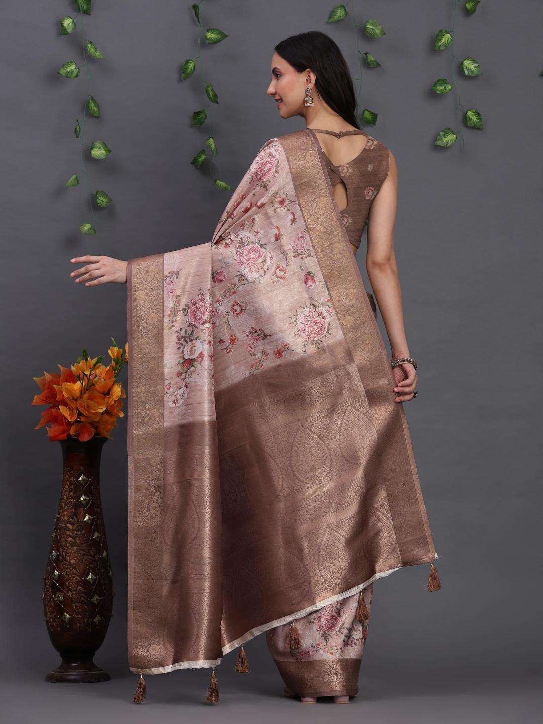 Akshara softy banasari south silk Saree wholesalers in Ahmedabad