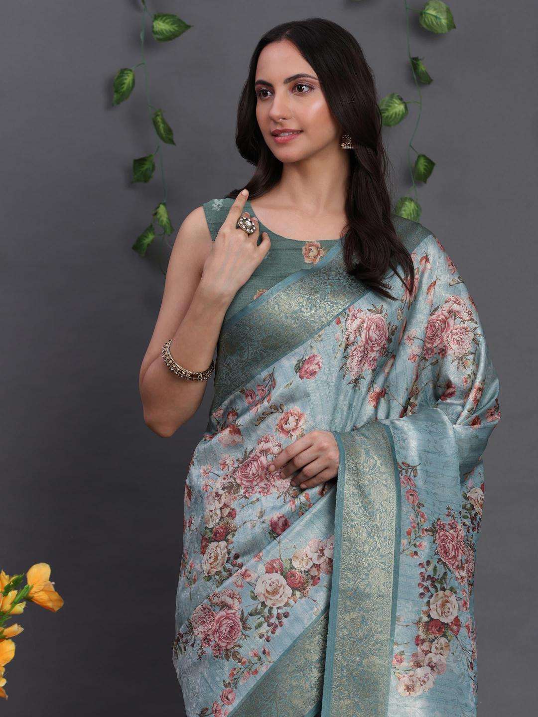 Akshara softy banasari south silk Saree wholesalers in Ahmedabad