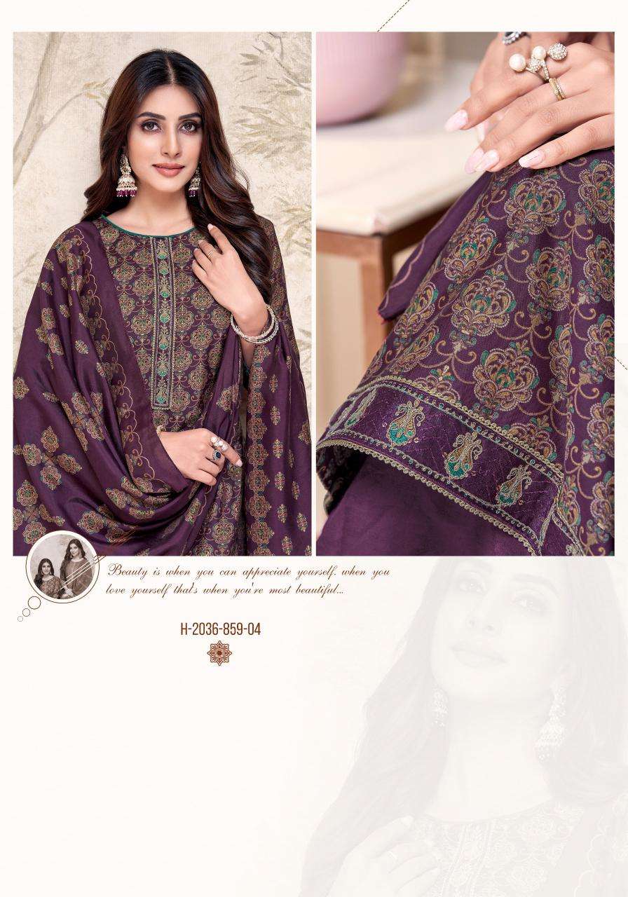 Alok suit heer 8 Dress materials manufacturers in ahmedabad