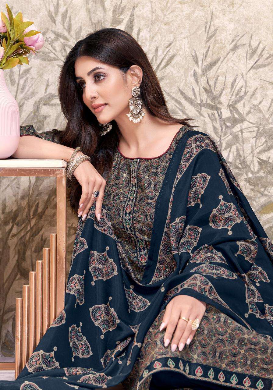 Alok suit heer 8 Dress materials manufacturers in ahmedabad